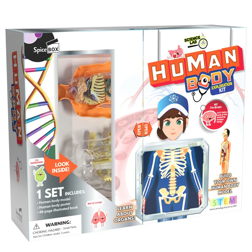 Spicebox Science Lab Human Body Exploration Kit 1