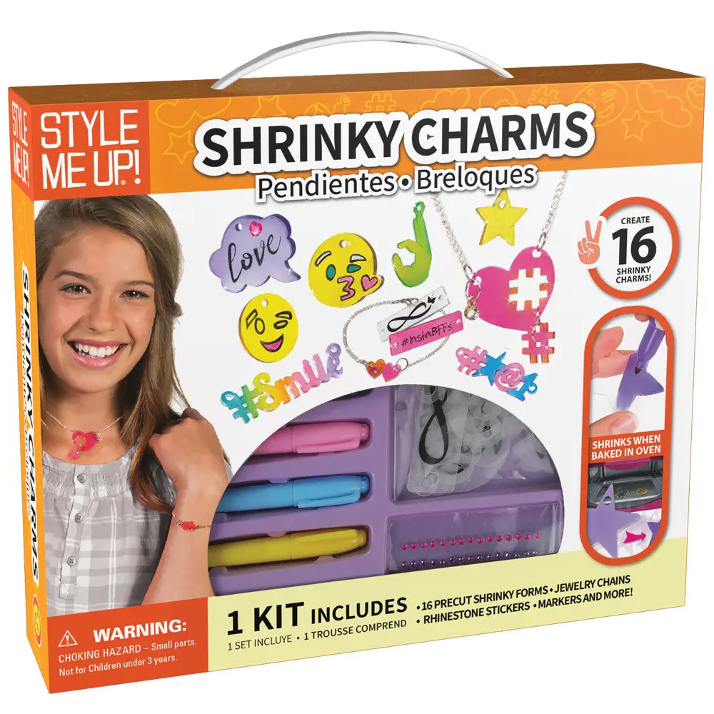 Style Me Up Shrinky Charms Creative Crafting Kit For Kids 1