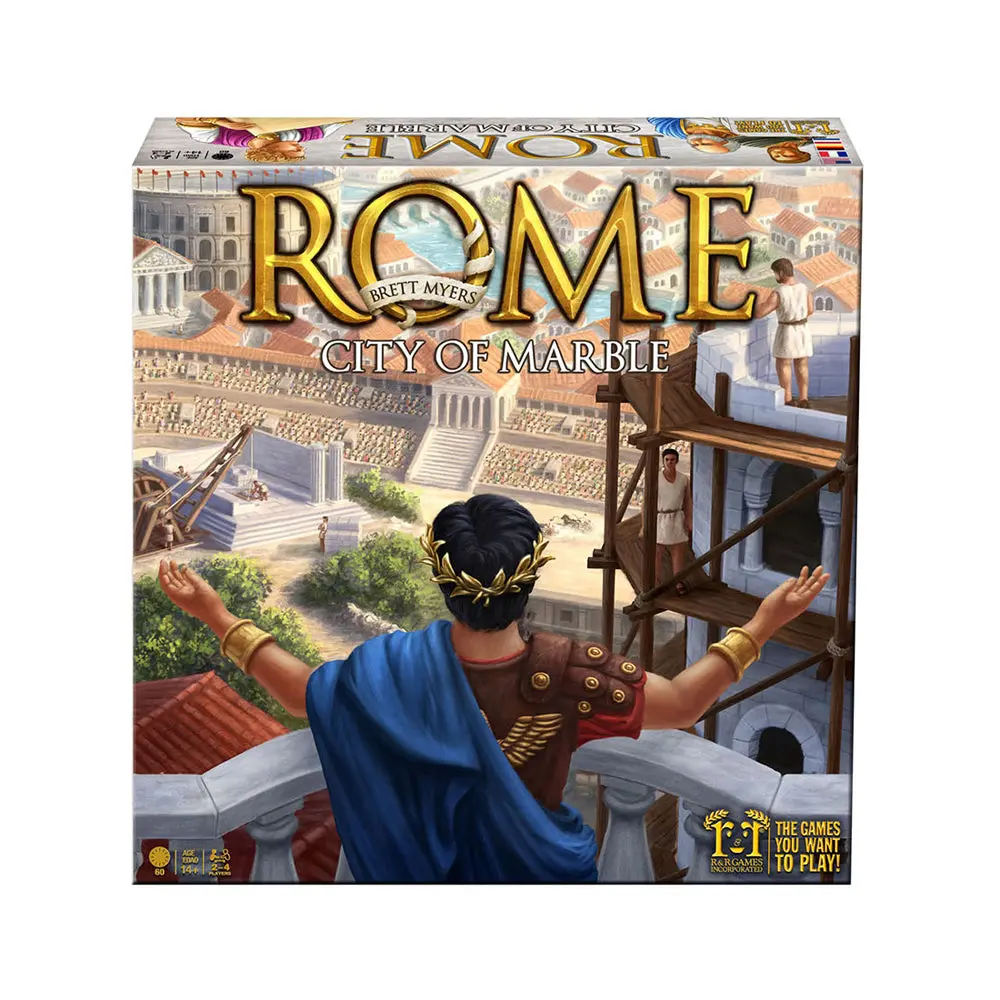 Rome: City Of Marble Strategy Board Game For 2-4 Players 1
