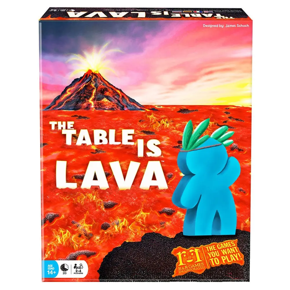 The Table Is Lava Cooperative Card Game By R&R Games 1
