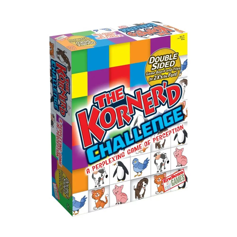 The Korner'd Challenge Double-Sided Puzzle Board Game 1