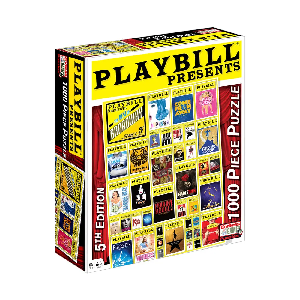 Endless Games Playbill Best Of Broadway 1000-Piece Jigsaw Puzzle 1