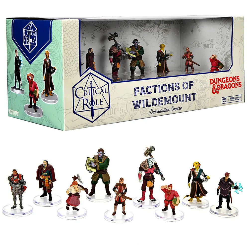 Critical Role: Wildemount Dwendalian Empire 8-Figure Rpg Miniatures Set 1