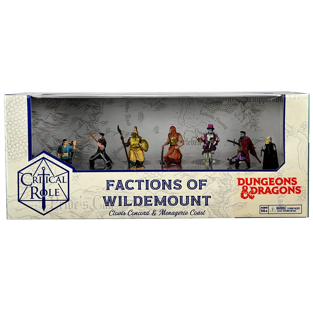 Critical Role: Factions Of Wildemount - Clovis Concord & Menagerie Coast Miniature Set 1
