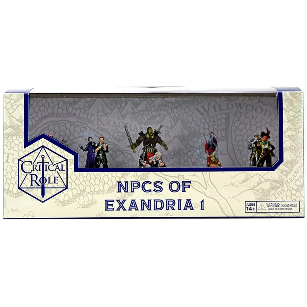 Critical Role: Npcs Of Exandria Set 1 - 10 Detailed Miniature Figures, Pre-Painted For Rpg 1