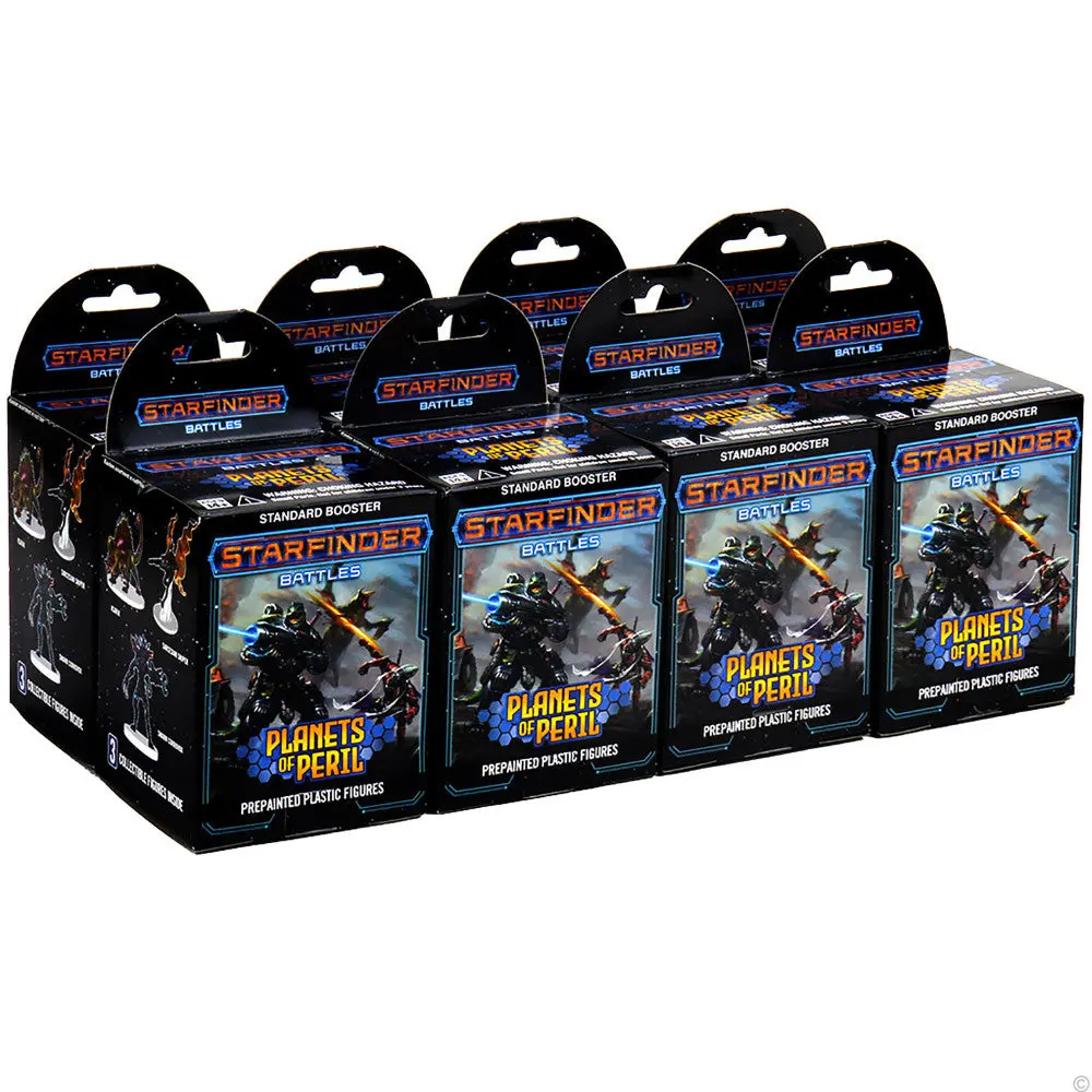 Starfinder Battles: Planets Of Peril 8 Ct. Brick - 32 Pre-Painted Rpg Miniatures 1