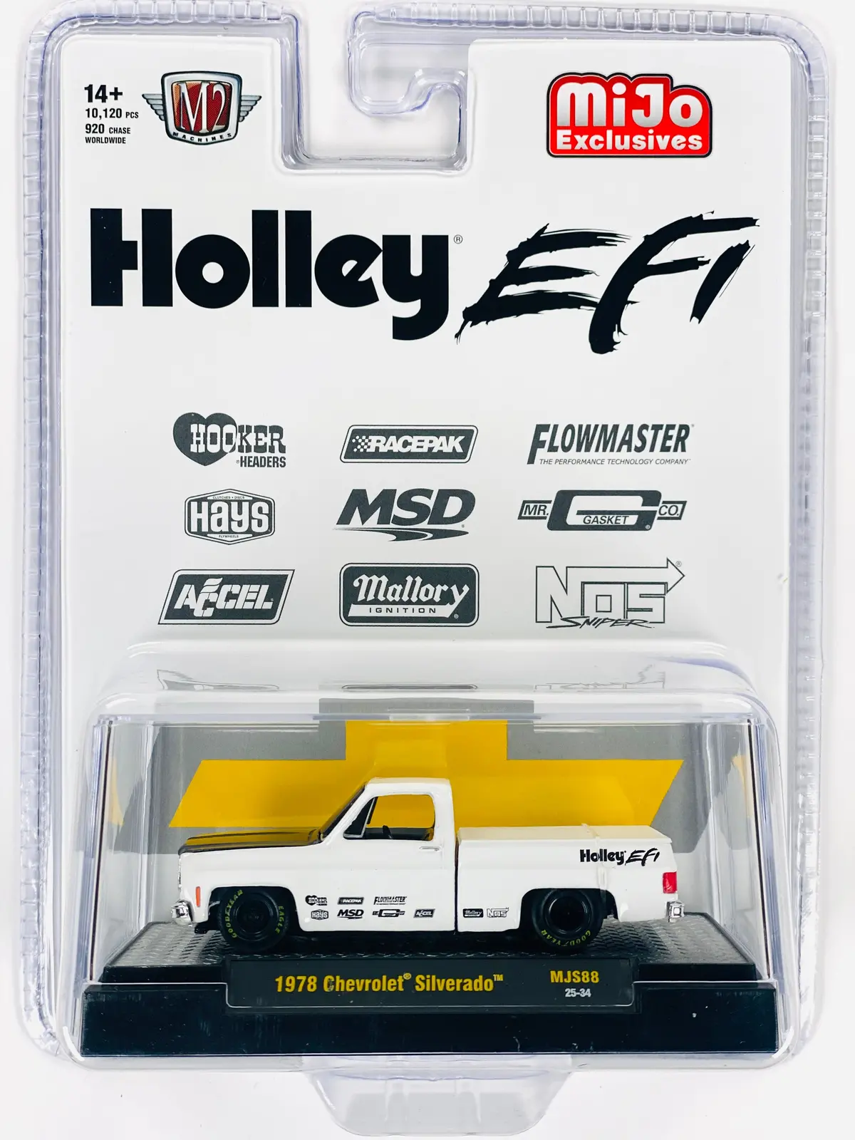 M2 Machines Hobby Exclusive 1978 Chevrolet Silverado Holley Custom White Truck 1