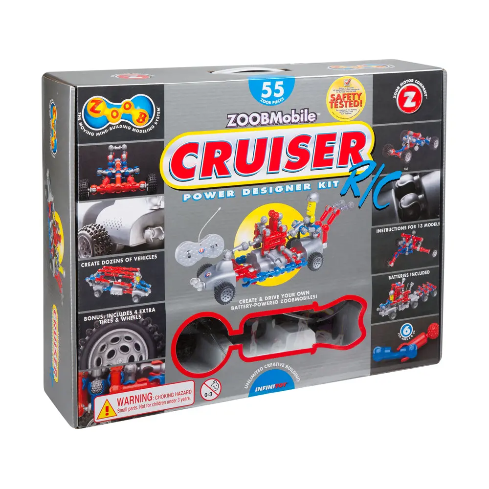 Zoobmobile Remote Control Cruiser Power Designer Kit - Multicolor 1