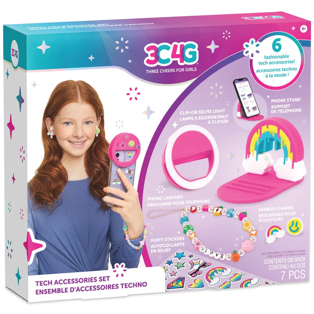 3C4g Tech Accessories Set - Trendy Tween Phone Customization Kit 1
