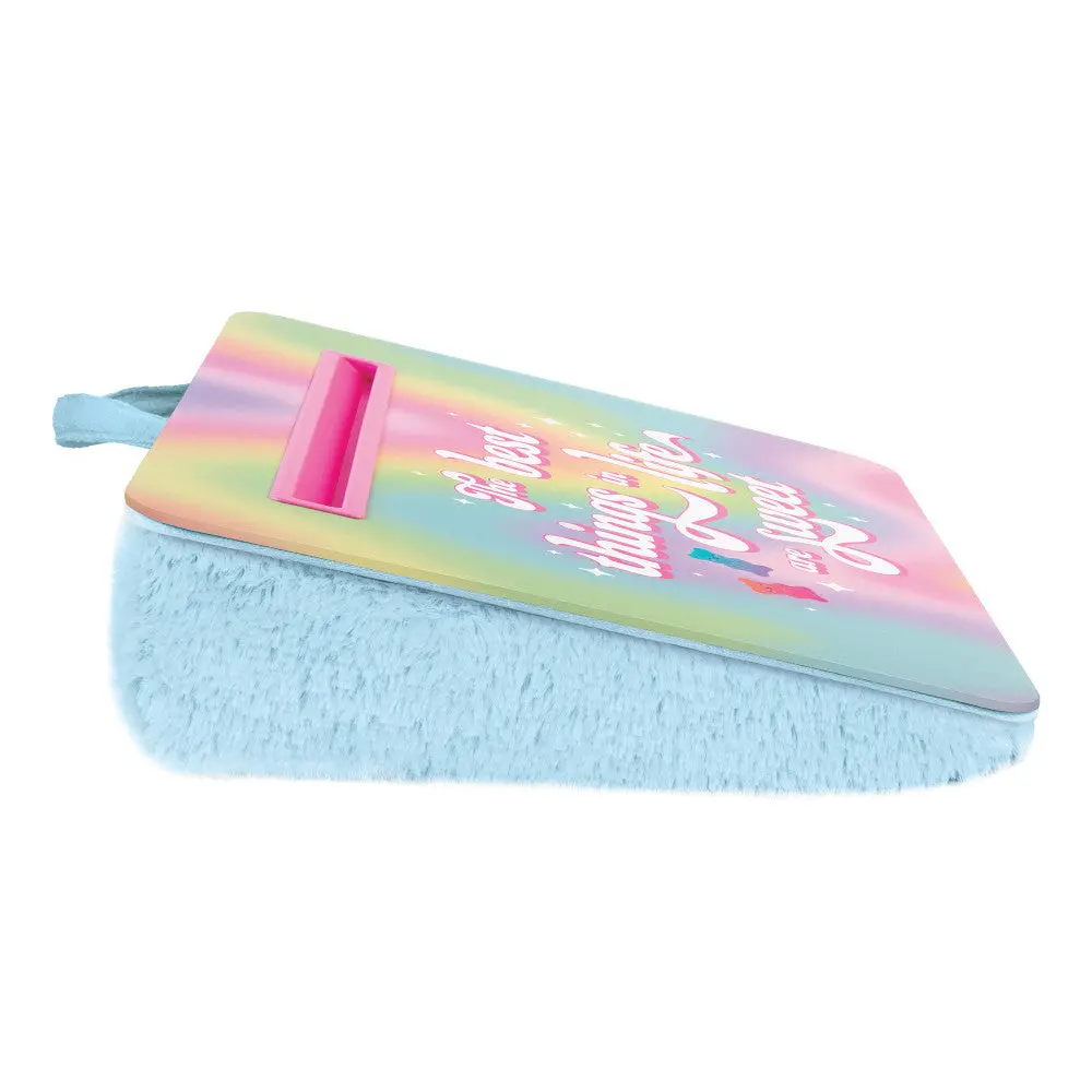 3C4g Life Is Sweet Portable Pillow Lap Desk With Sticker Set For Kids 2