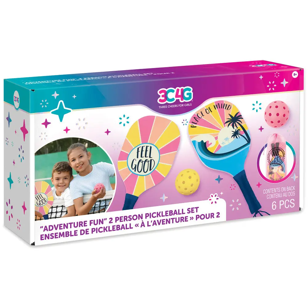 3C4g Adventure Fun Pickleball Set For 2 - Portable Outdoor Game Kit 1