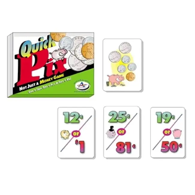 Talicor Quick Pix Money Magic Card Game For Kids 1