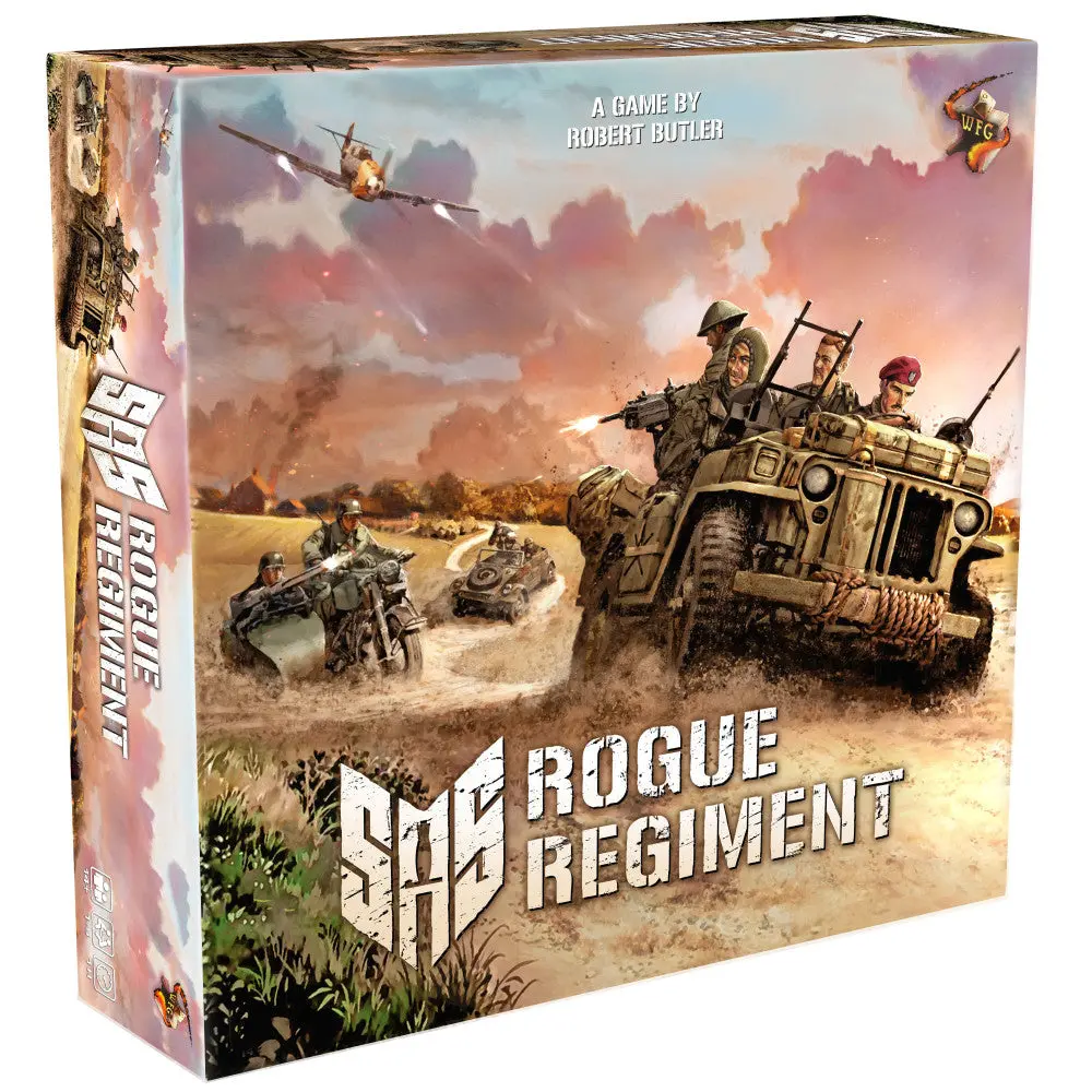 Word Forge Games: Sas Rogue Regiment Core Game - Strategic Ww2 Stealth Play For 1-4 Players 1