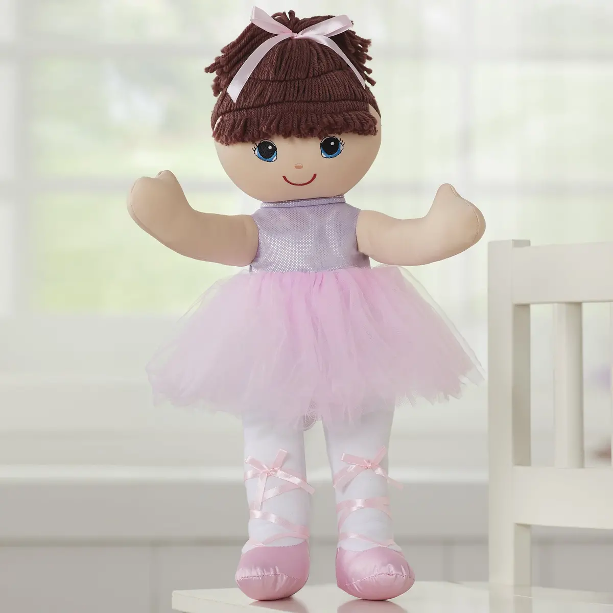Ragdoll La 20" - Ballerina Rag Doll With Pink Tulle Skirt 1