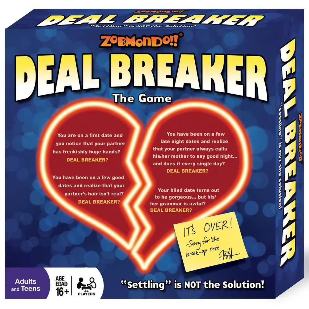 Deal Breaker Party Card Game By Zobmondo!! 1