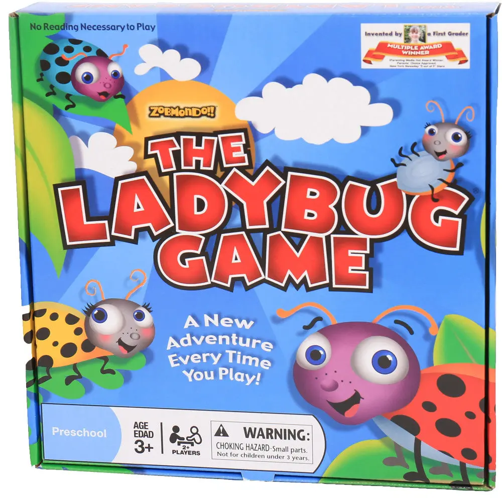 The Ladybug Game By Zobmondo!! Educational Board Game 1