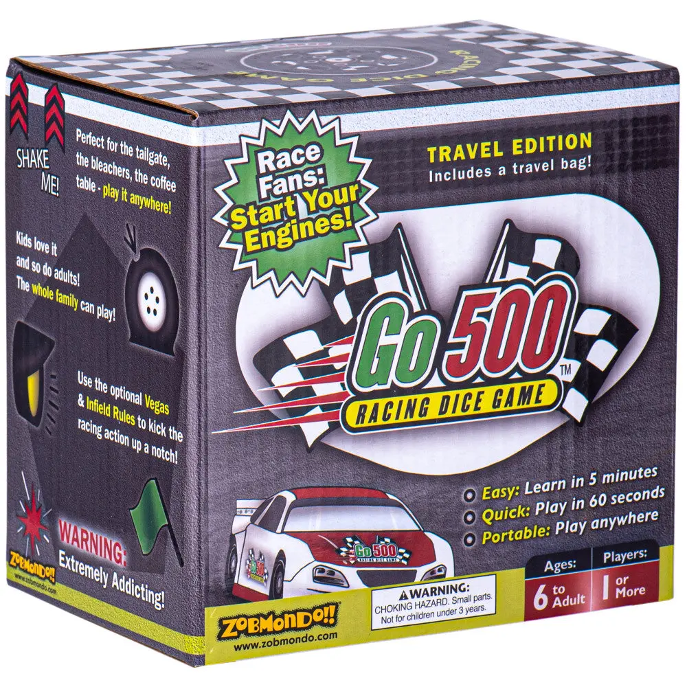 Zobmondo!! Go500 Car Racing Dice Game 1