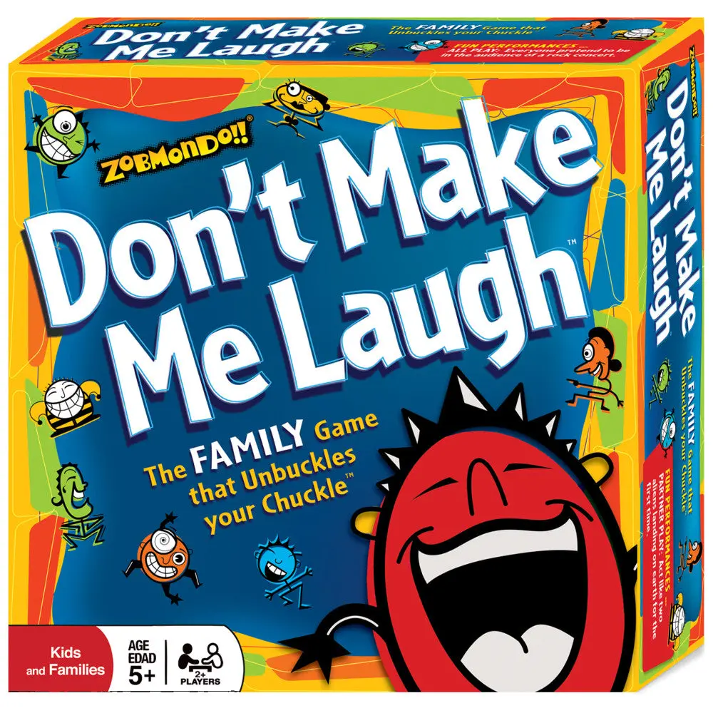 Don't Make Me Laugh! Family Improv Game By Zobmondo!! 1