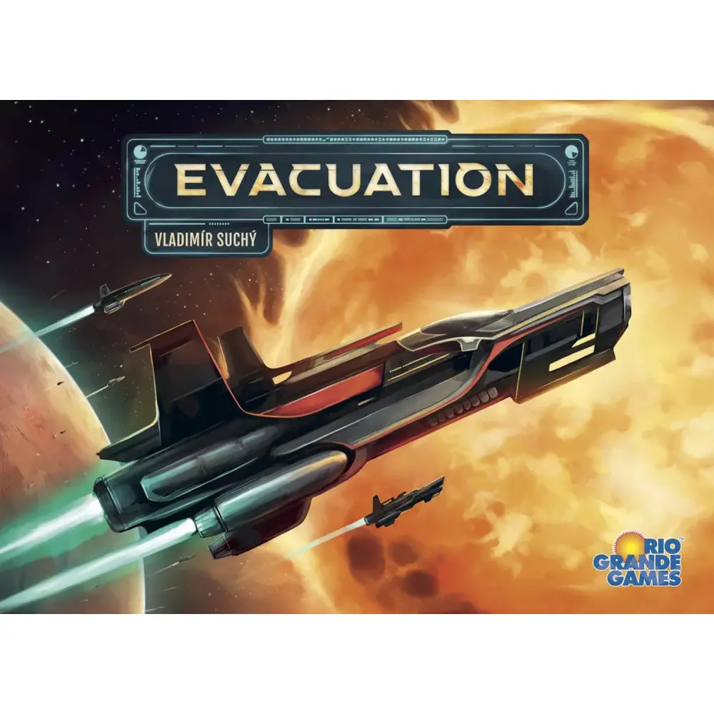 Evacuation Strategy Board Game By Rio Grande Games, Ages 14+, 1-4 Players 1
