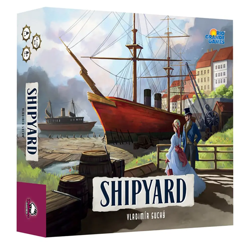 Rio Grande Games Shipyard 2Nd Edition - Maritime Strategy Board Game For Ages 14+ 1