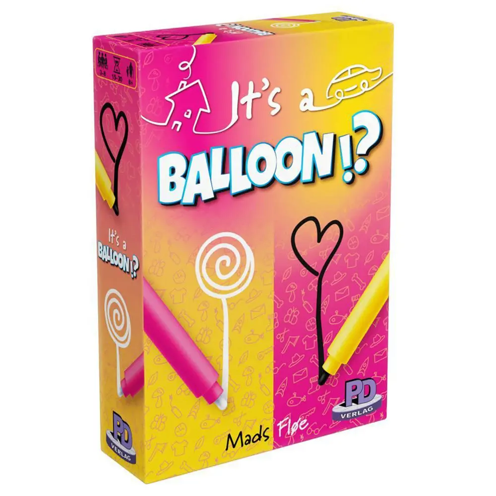 It's A Balloon Word Guessing Drawing Game By Rio Grande Games, Ages 8+ 1