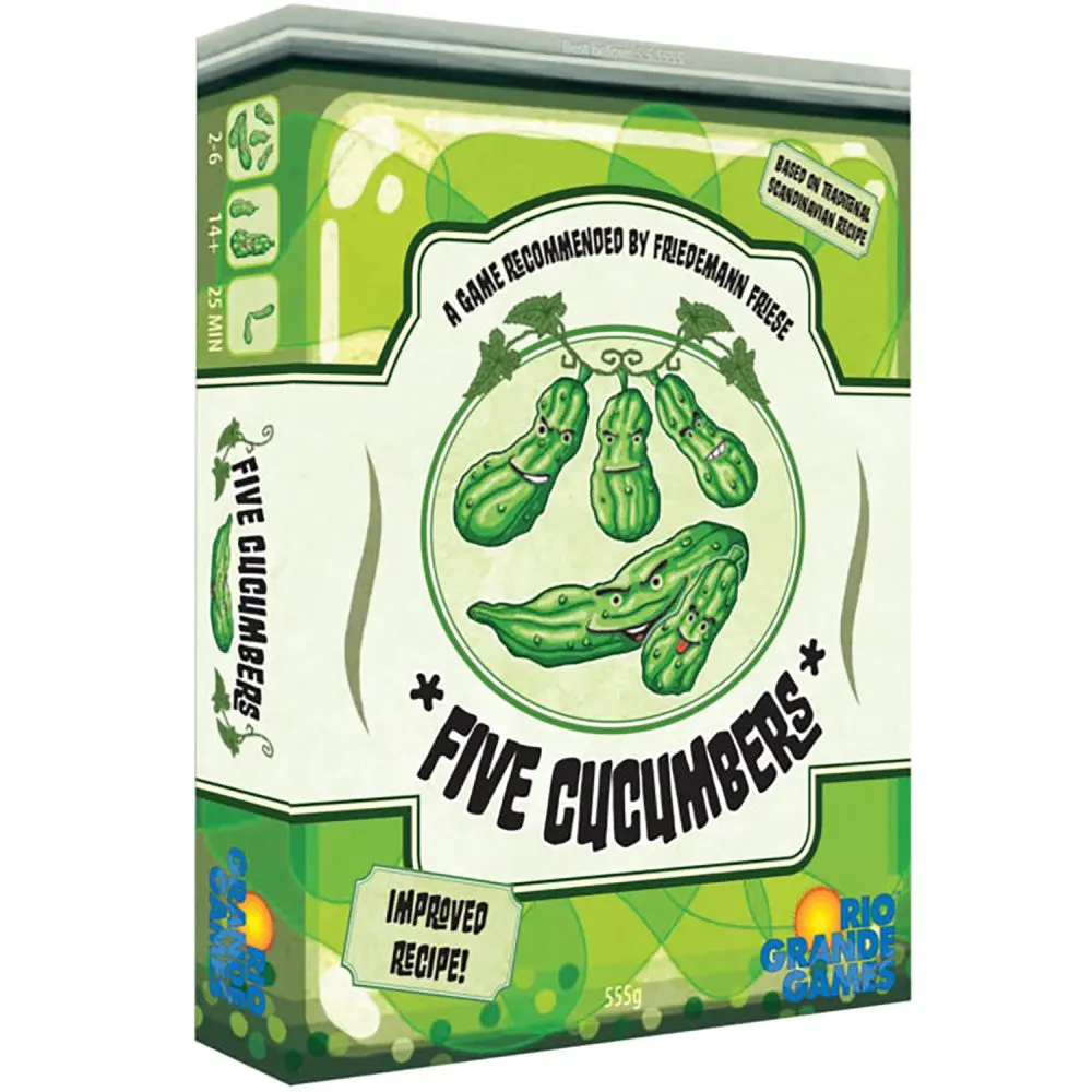 Rio Grande Games Five Cucumbers: Ultimate Strategy Card Frenzy 1