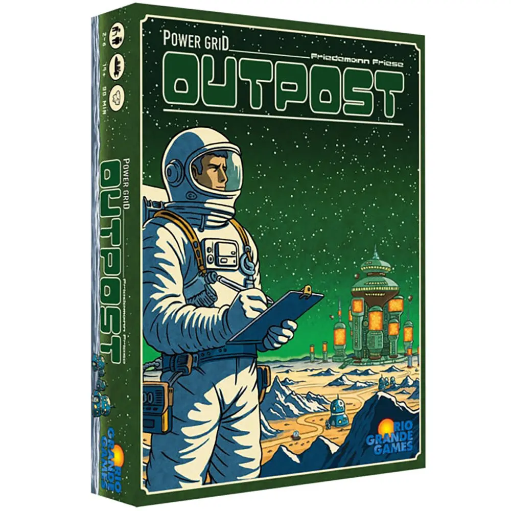 Rio Grande Games Power Grid Outpost: Conquer The Grid Economic Strategy Game 1