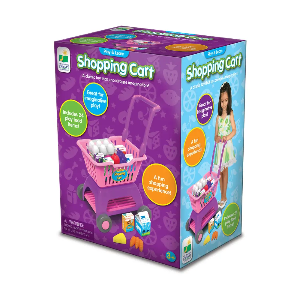 The Learning Journey Play & Learn Shopping Cart - Interactive Pretend Playset 1