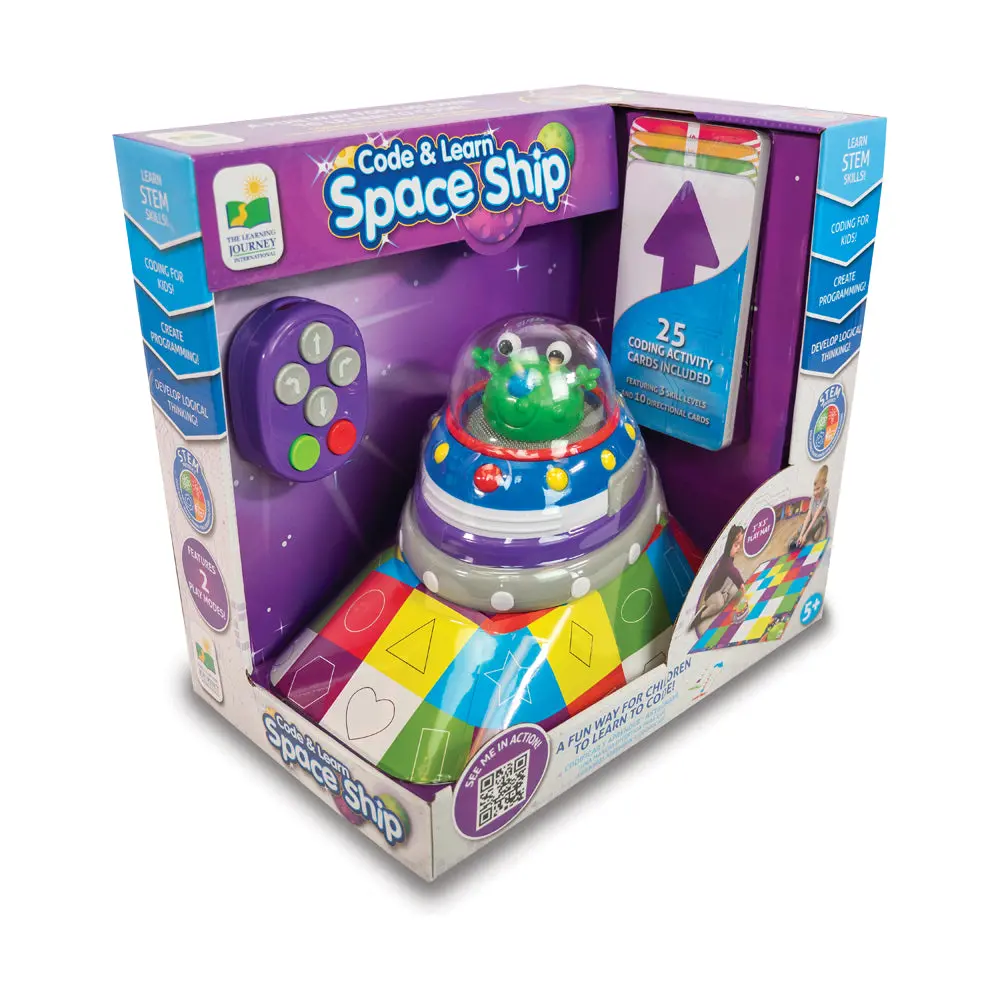 The Learning Journey Code & Learn Space Ship - Interactive Coding Toy 1