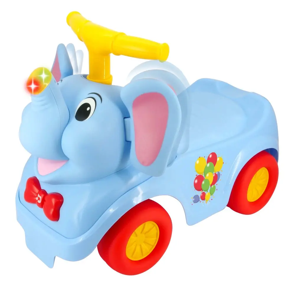 Kiddieland - Lights N Sounds Elephant Ride-On - Interactive Toddler Toy 1