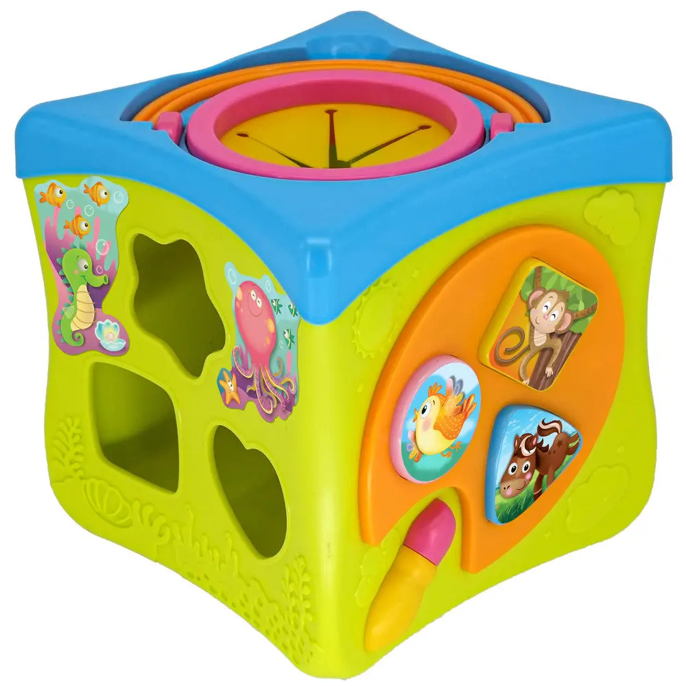 Kiddieland Light & Sound Activity Cube - Music & Animal Play Center 1