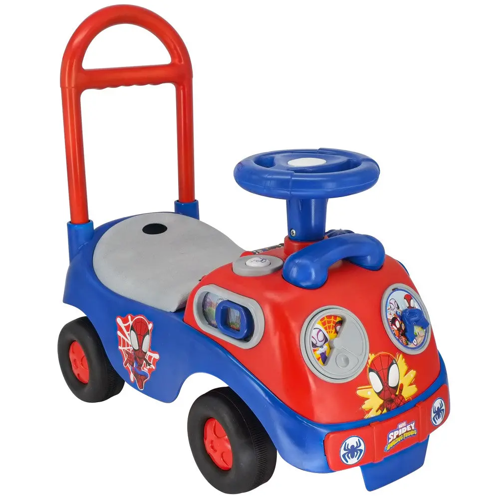 Kiddieland - My First Activity Ride-On - Amazing Spidey - Lights & Sounds 1