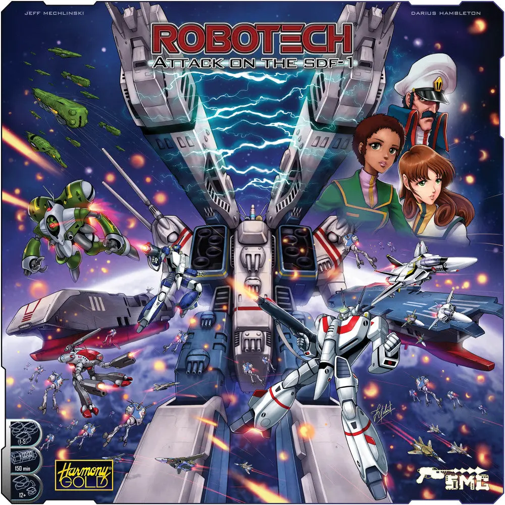 Strange Machine Games: Robotech: Attack On The Sdf-1 Strategy Board Game 1