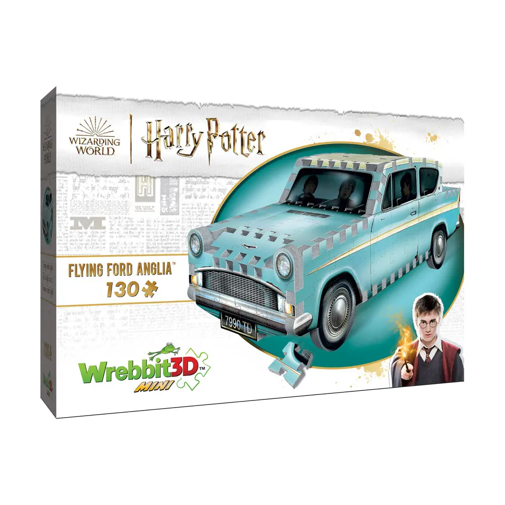 Wrebbit Harry Potter Flying Ford Anglia 3D Puzzle - 130 Pc 1