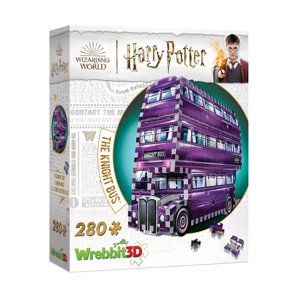 Wrebbit Harry Potter The Knight Bus 3D Puzzle - 280 Pc 1