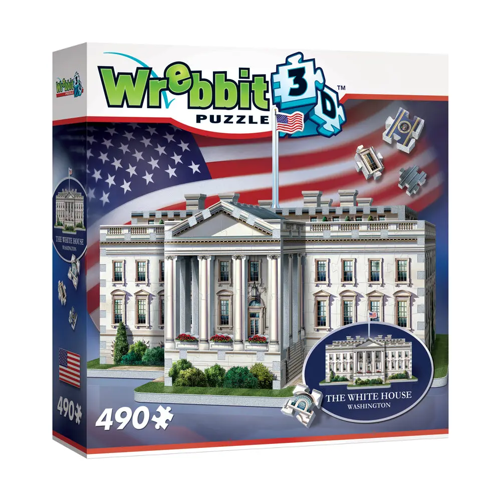 Wrebbit The White House 3D Foam Puzzle - 490 Pc 1
