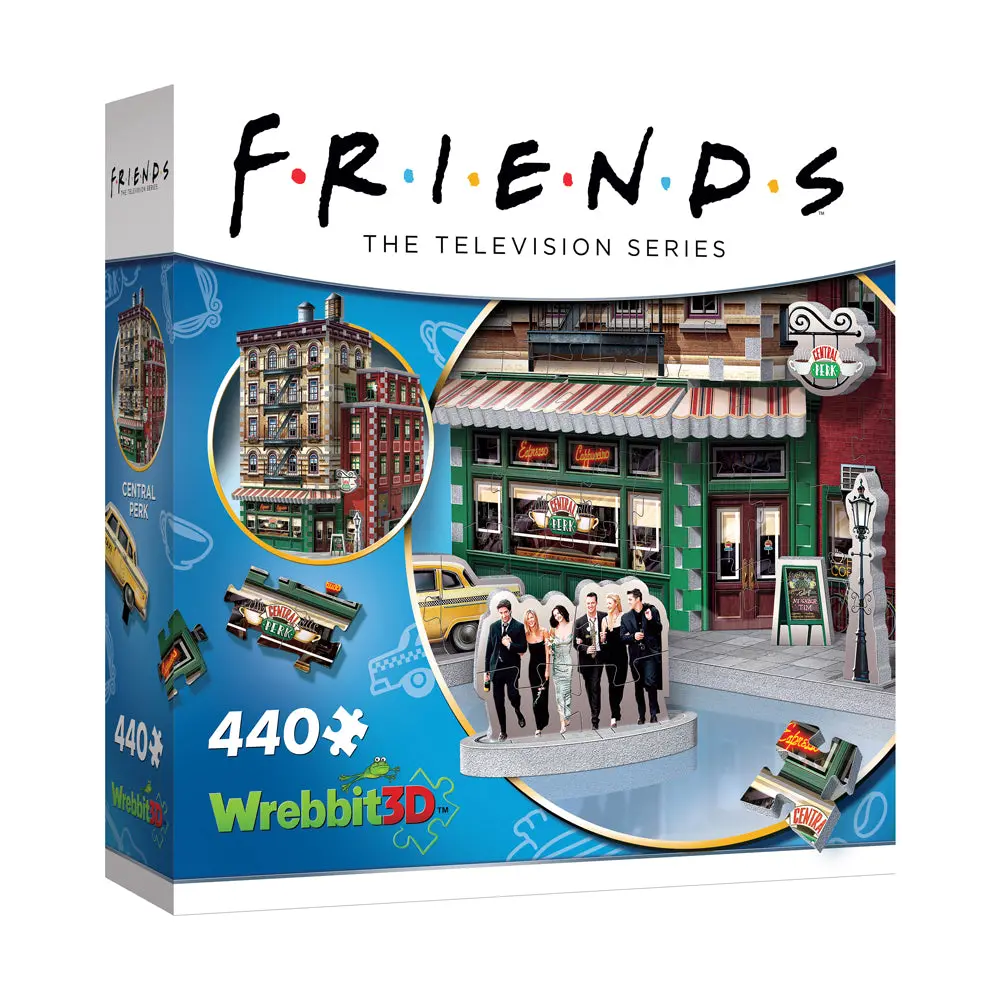 Wrebbit Friends Central Perk 3D Jigsaw Puzzle - 440 Pc 1