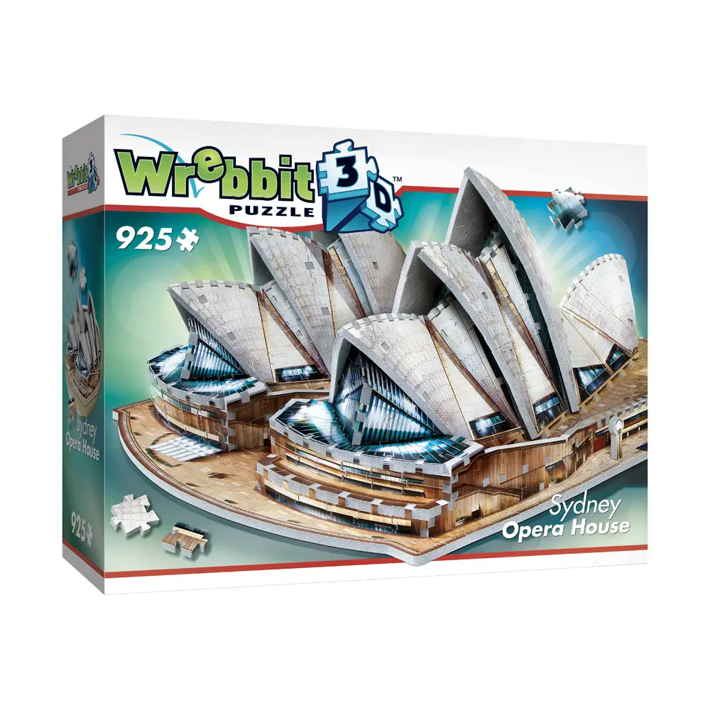 Wrebbit Sydney Opera House 3D Foam-Backed Puzzle - 925 Pc 1