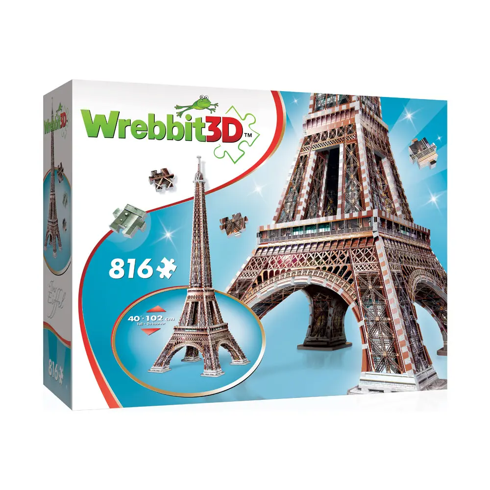 Wrebbit Eiffel Tower 3D Foam Puzzle - 816 Pc 1