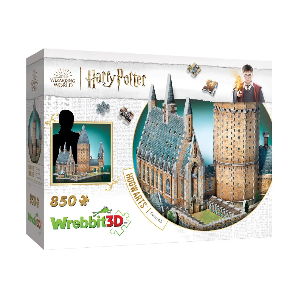 Wrebbit Harry Potter Hogwarts Great Hall 3D Puzzle - 850 Pieces 1