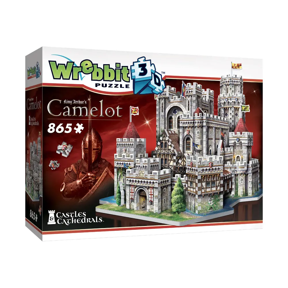 Wrebbit Castles & Cathedrals King Arthur's Camelot 3D Puzzle - 865 Pc 1