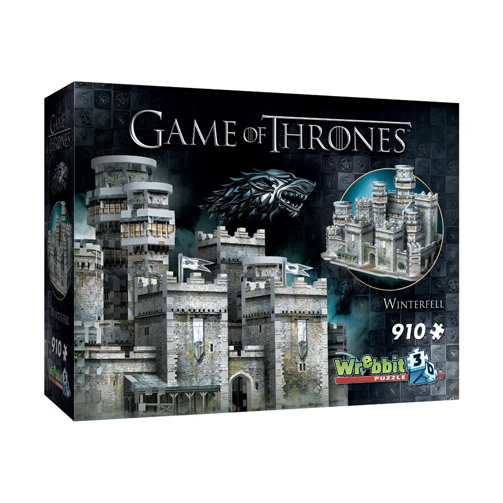 Wrebbit Game Of Thrones Winterfell 3D Puzzle, 910 Pieces 1