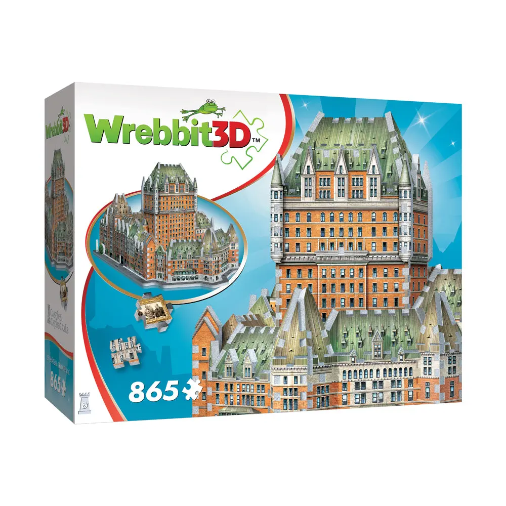 Wrebbit Castles & Cathedrals Le Chateau Frontenac 3D Puzzle - 865 Pc 1