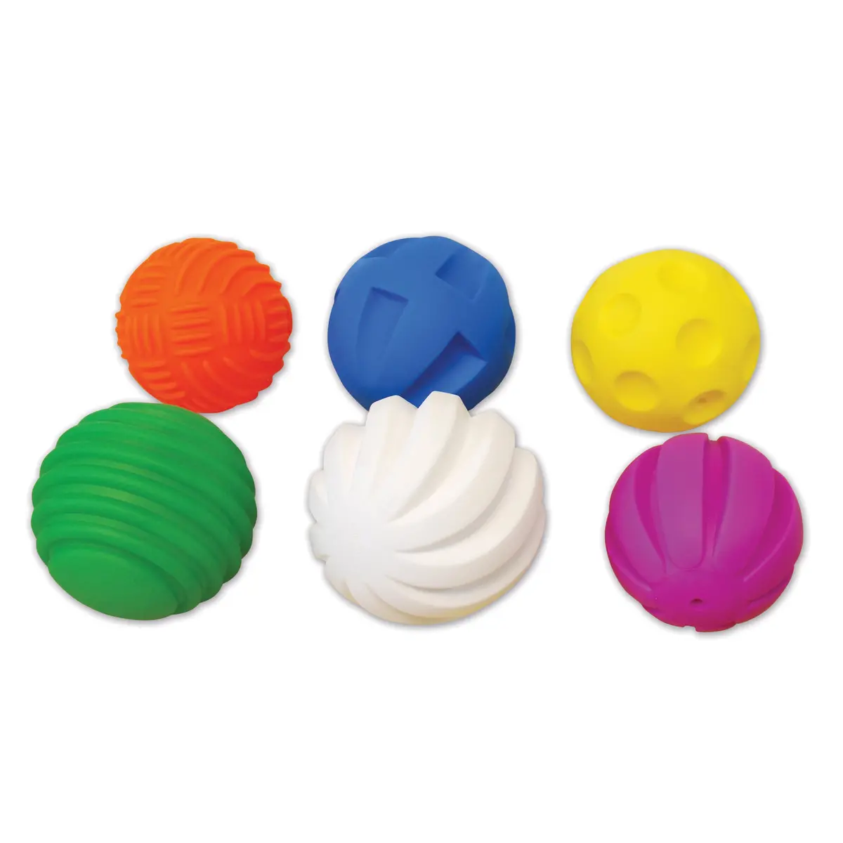 Tickit Tactile Sensory Balls - Set Of 6 For Toddlers 1