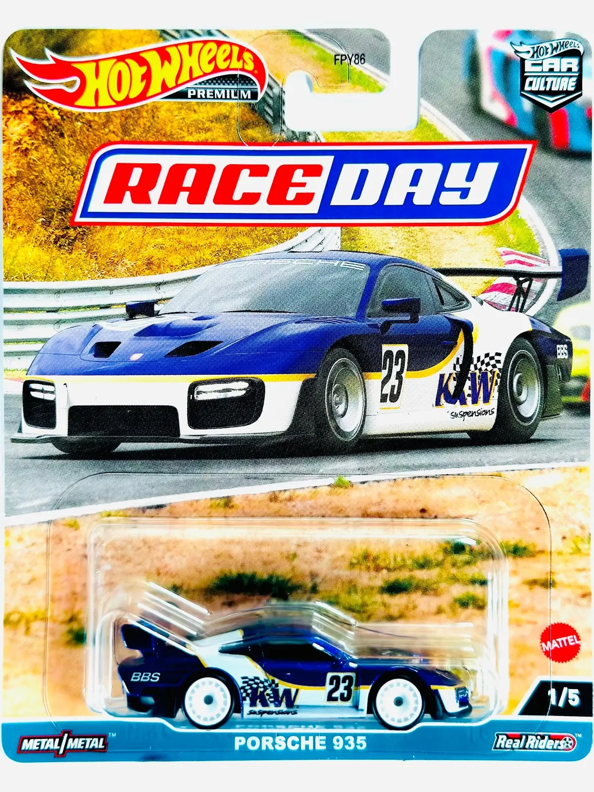 Hot Wheels 2023 Car Culture Race Day Porsche 935 1