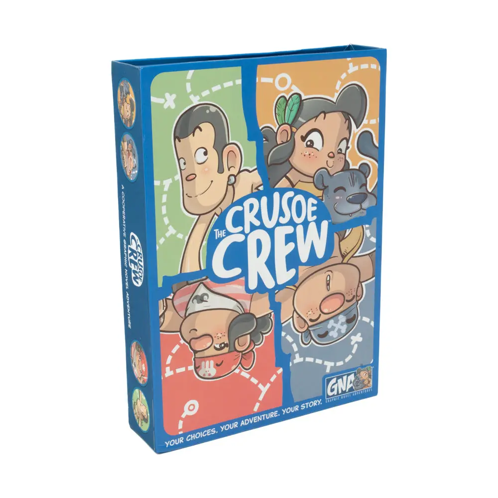 The Crusoe Crew 4-Player Graphic Novel Adventure Set 1