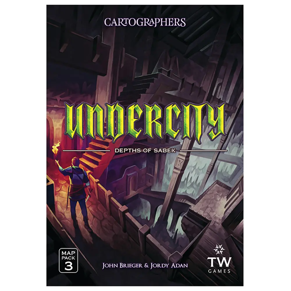Cartographers Heroes: Undercity Map Pack 3 - Expansion Set 1