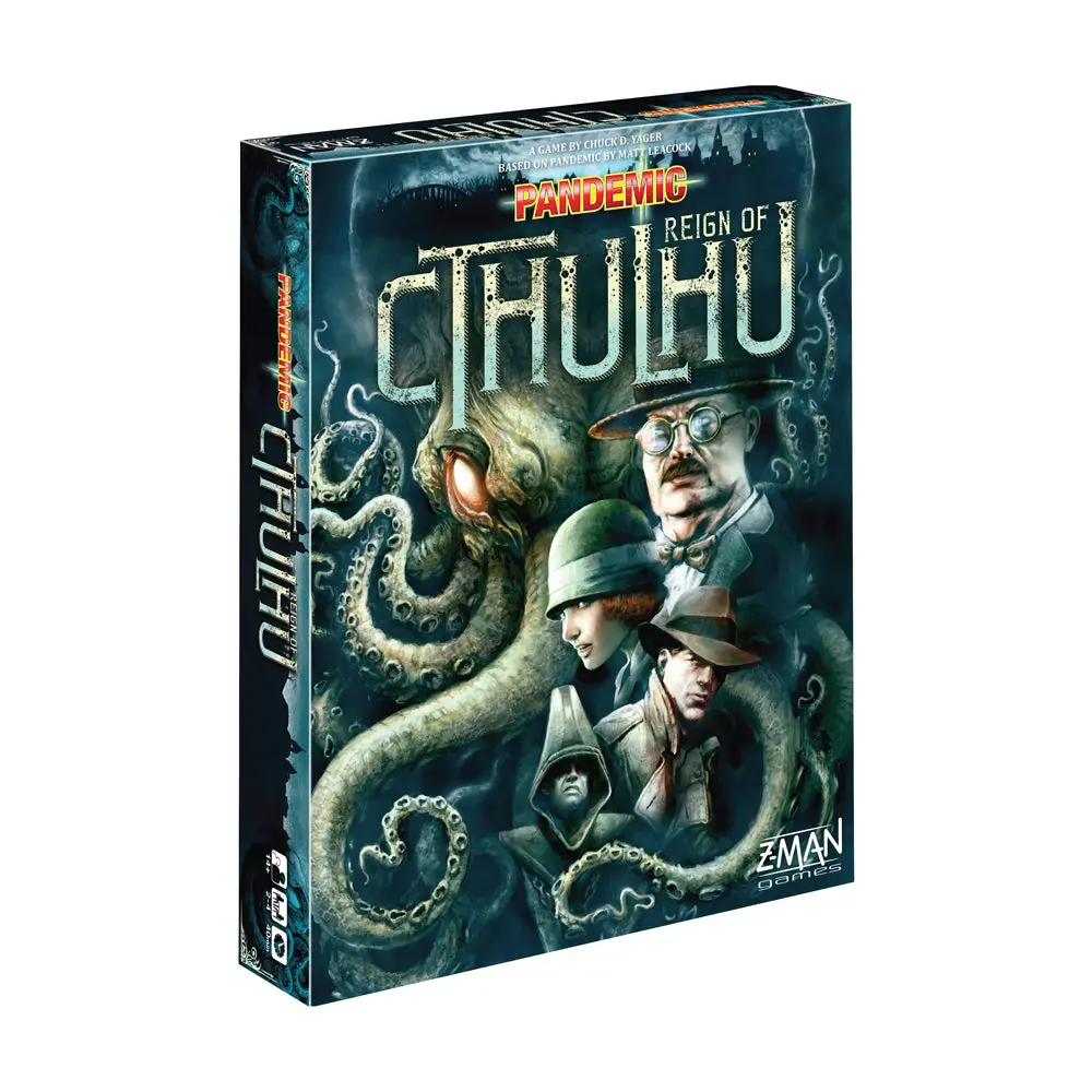 Z-Man Games Pandemic: Reign Of Cthulhu Cooperative Board Game 1