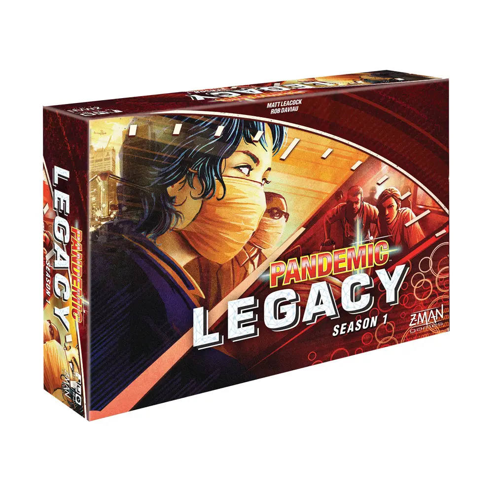 Z-Man Games Pandemic: Legacy Season 1 - Red Edition Cooperative Board Game 1
