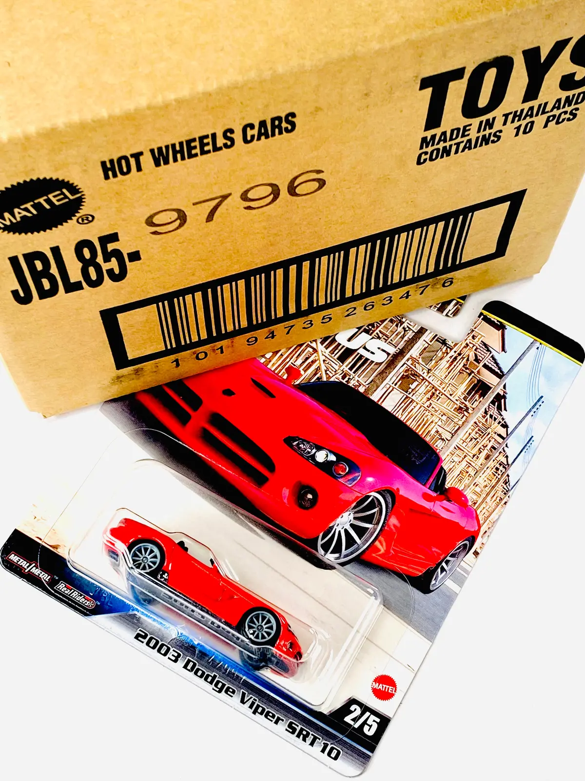 Hot Wheels 2025 Fast & Furious 2023 Dodge Viper Srt 10 Factory Sealed Solid Pack (10 Cars) 1